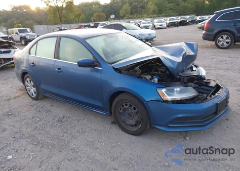 2017 Volkswagen Jetta 1.4T S из США, поврежденный, VIN 3VW2B7AJ7HM384089